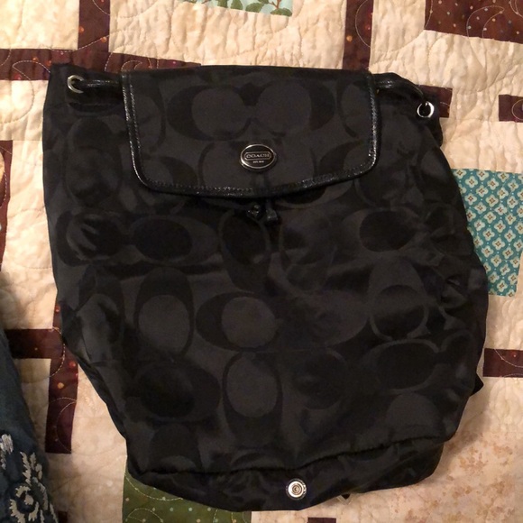 Coach Signature Backpack - Vintage EUC - Picture 11 of 13